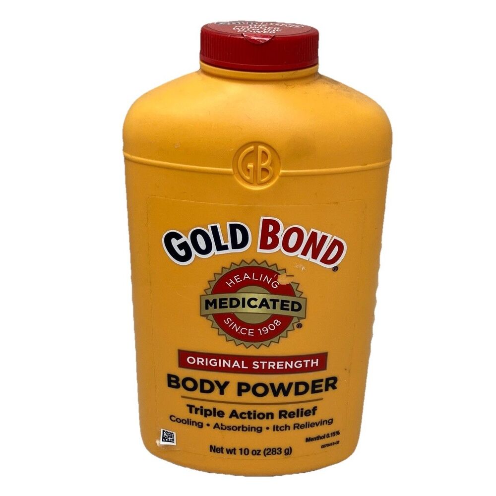 (1) Gold Bond Medicated Body Powder Original Strength Sealed WITH TALC 10 Oz